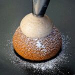 pochage de la ganache montée aux pécan